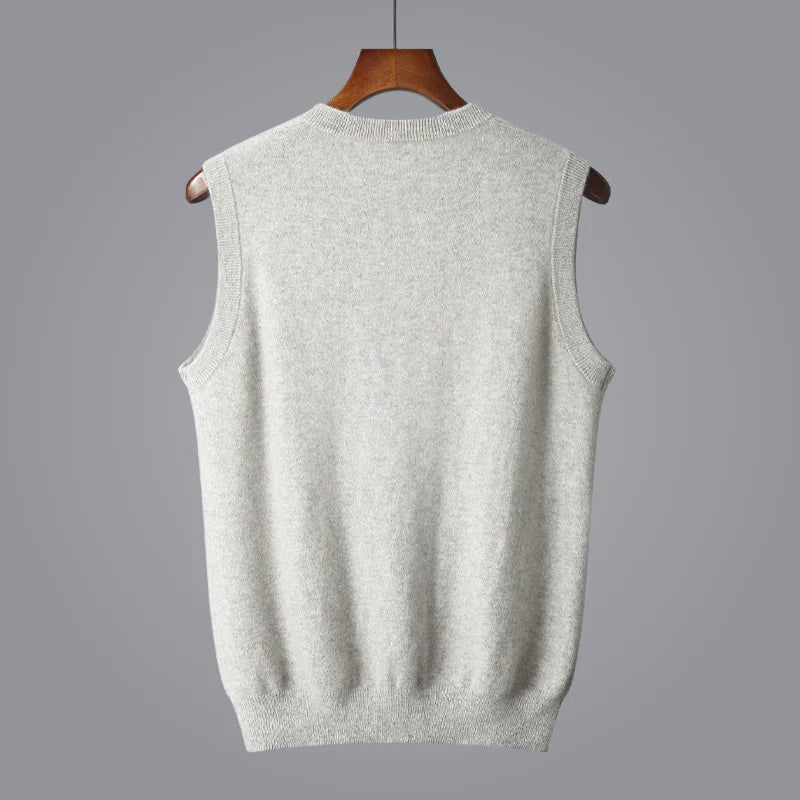 ELLIS | Fine-Knit V-Neck Vest