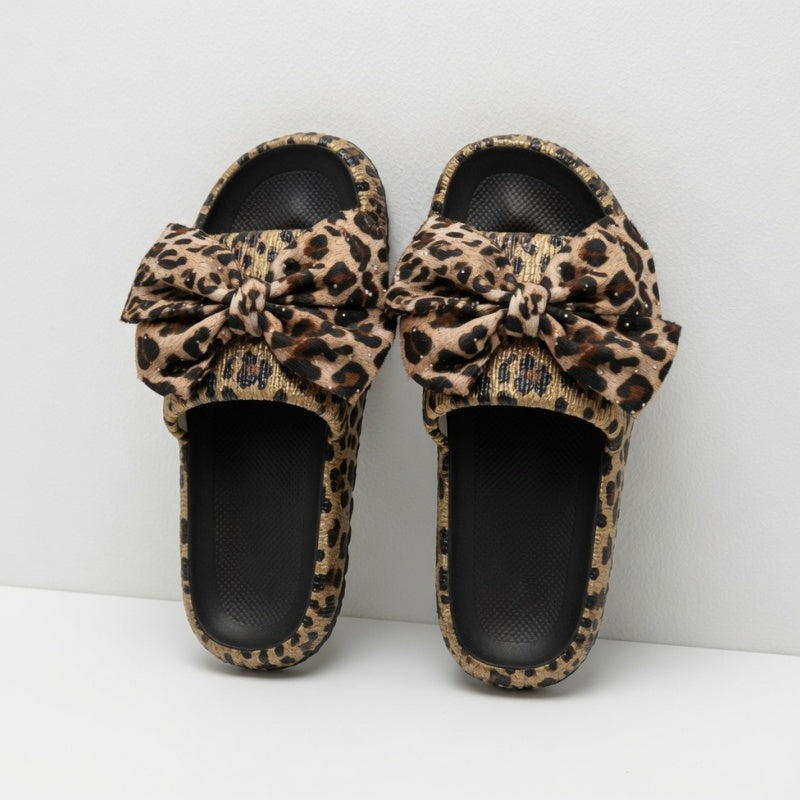 Poppy | Women's Bow Platform Slides