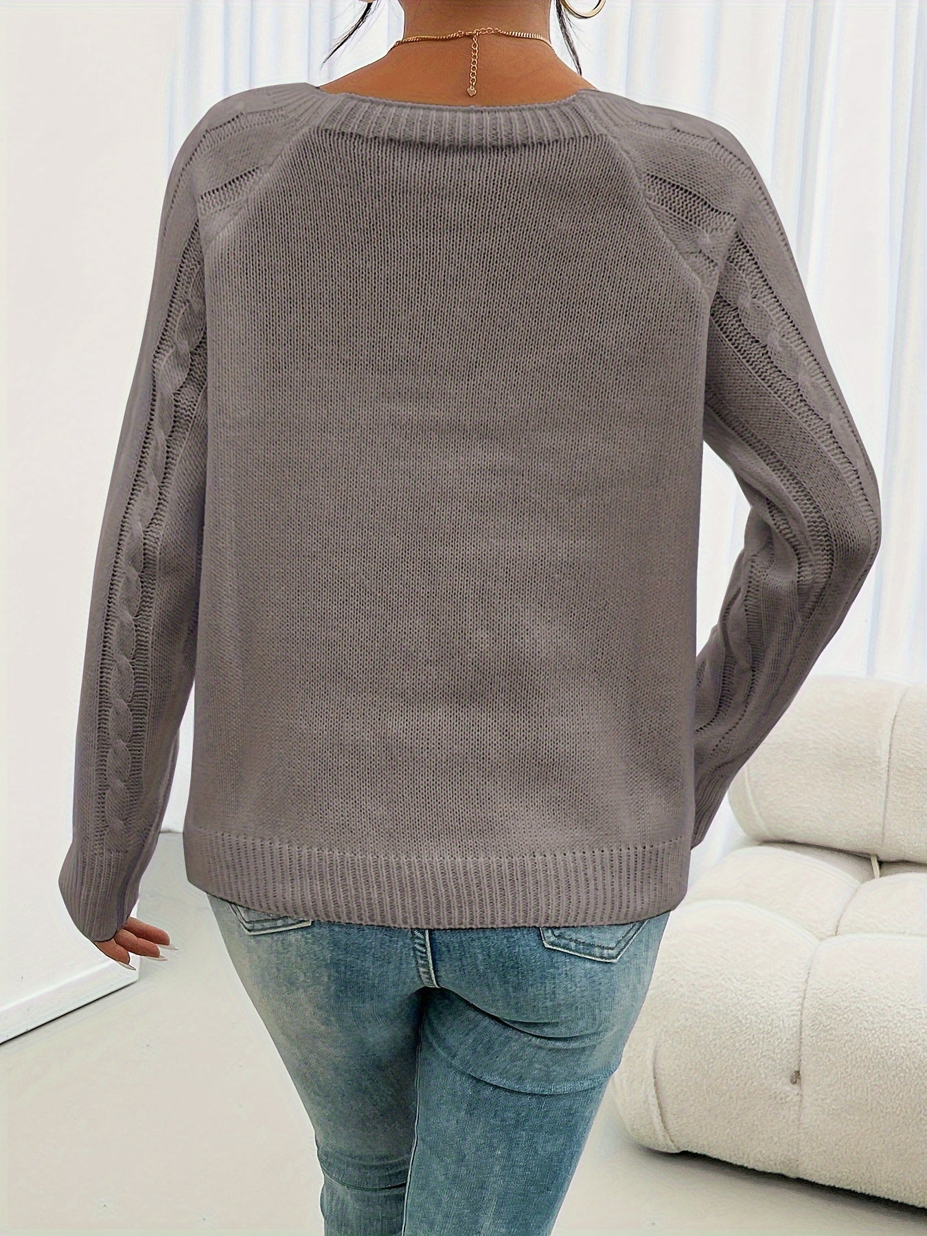 Colette | Women's Textured Button Jumper