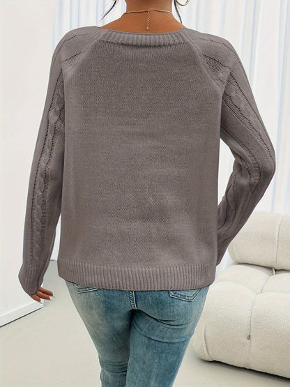 Colette | Women's Textured Button Jumper