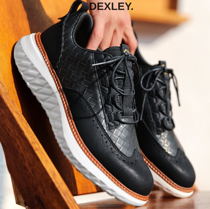 Varnell Leather-Stitch Trainers