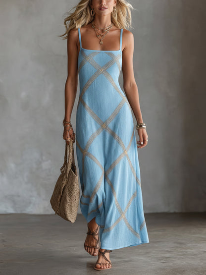 Seraphine Geometric Maxi Dress