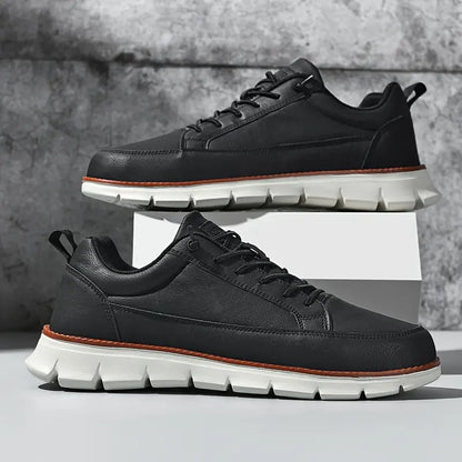 Leo Crafted Leather Trainers