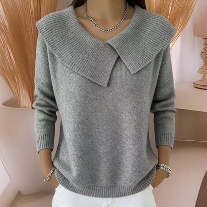 Genevieve Collar Knit Sweater