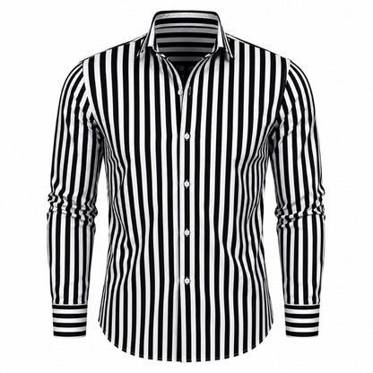 RENZO | Bengal-Stripe Button-Down Shirt