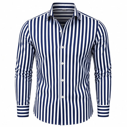 RENZO | Bengal-Stripe Button-Down Shirt