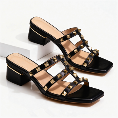 The Sloane Studded Mule