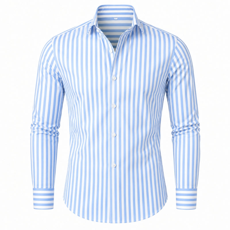 RENZO | Bengal-Stripe Button-Down Shirt