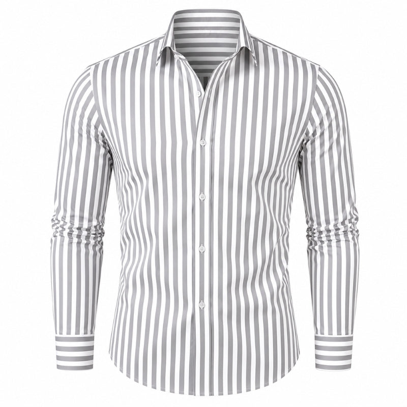 RENZO | Bengal-Stripe Button-Down Shirt