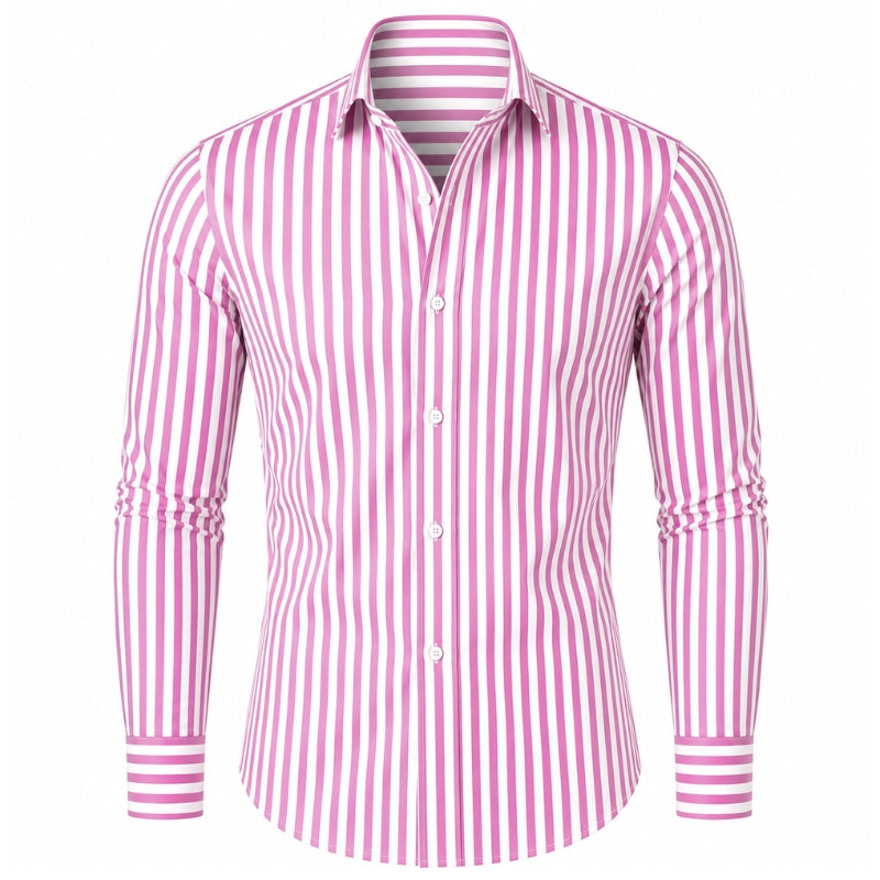 RENZO | Bengal-Stripe Button-Down Shirt