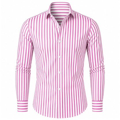 RENZO | Bengal-Stripe Button-Down Shirt