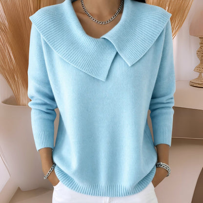 Genevieve Collar Knit Sweater