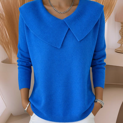 Genevieve Collar Knit Sweater