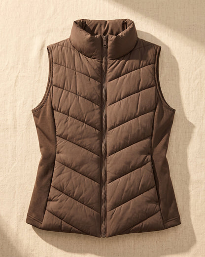 Heather | Chevron Quilted Gilet