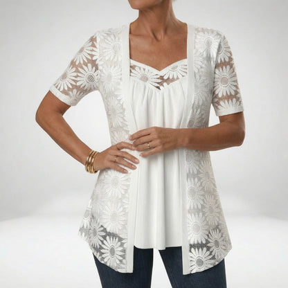 Lace Tunic Top