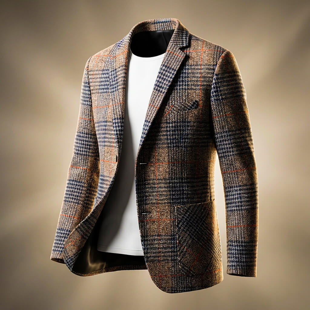 Charles | Houndstooth Wool Blazer