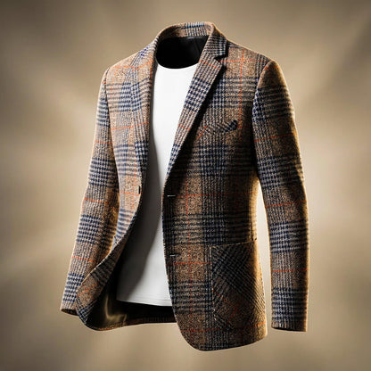 Charles | Houndstooth Wool Blazer