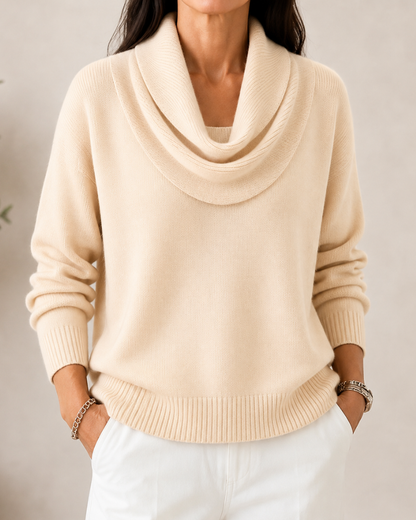 THEA | Cowl Neck Knitted Jumper