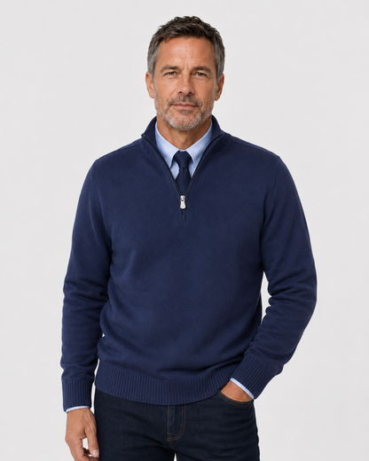 RADFORD | Quarter-Zip Knitted Jumper