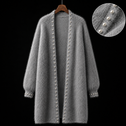 Amélie Pearl-Trim Cardigan