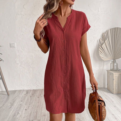 Linen Shirt Dress for Women