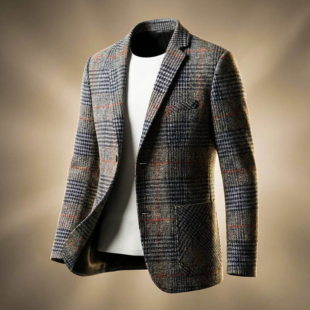 Charles | Houndstooth Wool Blazer