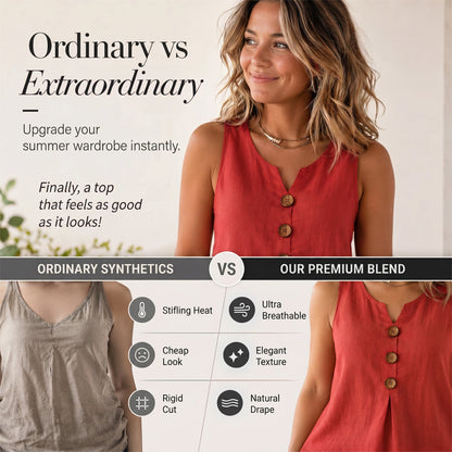 The Freya Linen Top