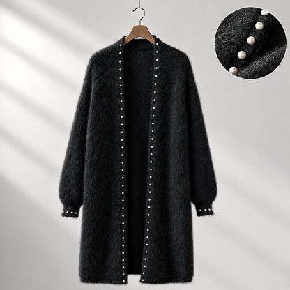 Amélie Pearl-Trim Cardigan