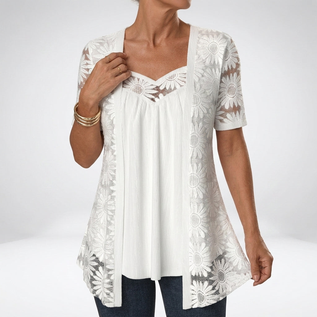 Lace Tunic Top