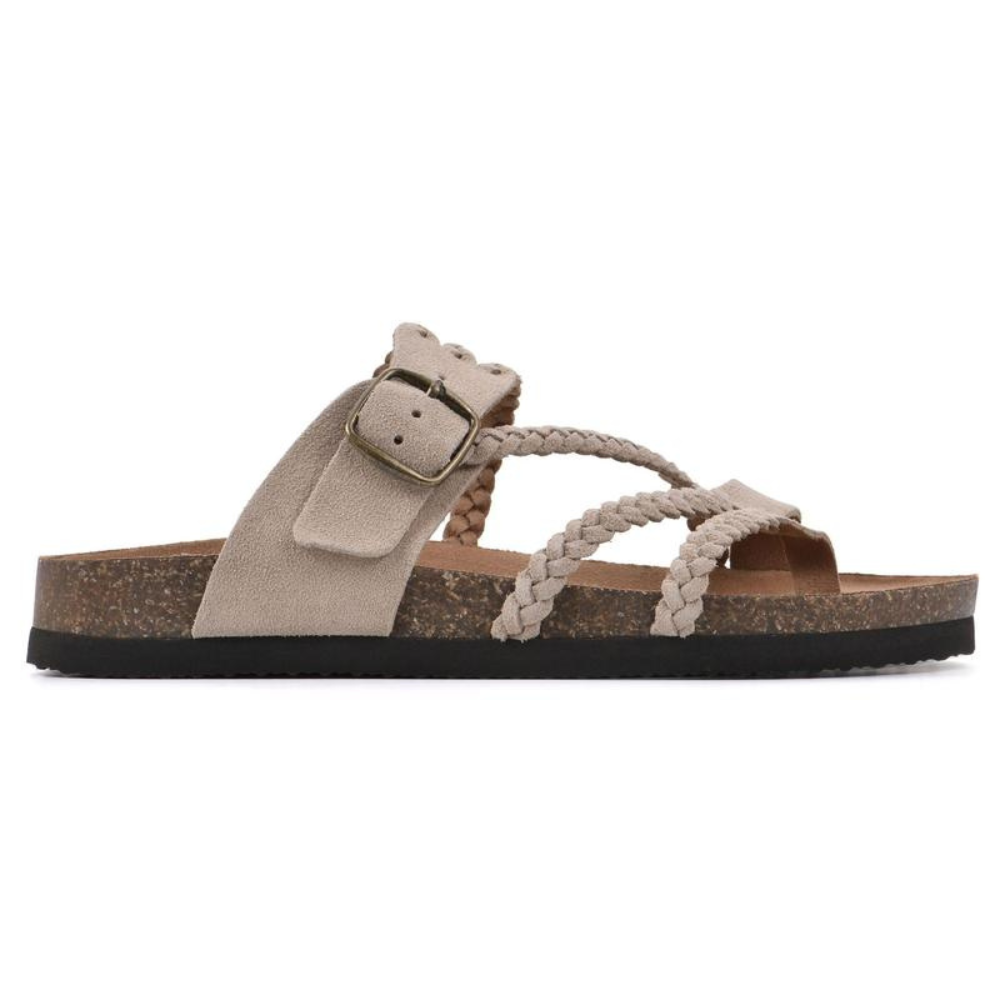 Braided Strap Footbed Sandals