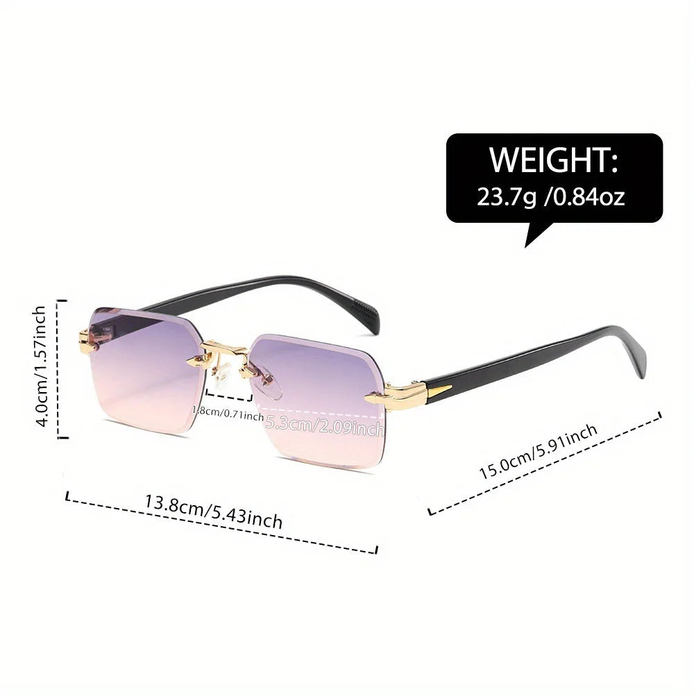 Vesper | Rimless Gradient Sunglasses