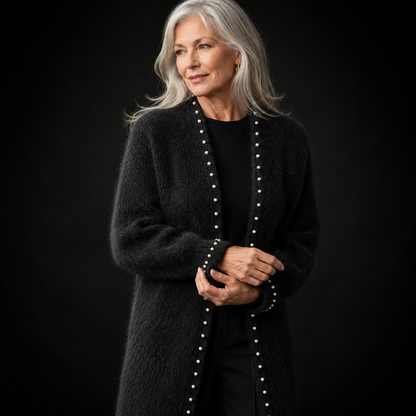 Amélie Pearl-Trim Cardigan