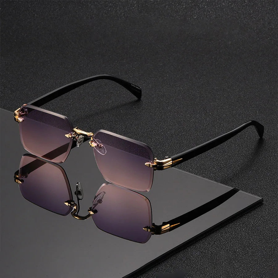 Vesper | Rimless Gradient Sunglasses