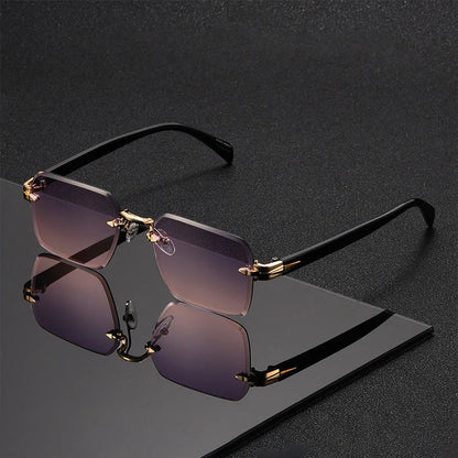 Vesper | Rimless Gradient Sunglasses