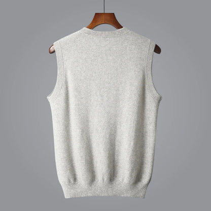 ELLIS | Fine-Knit V-Neck Vest