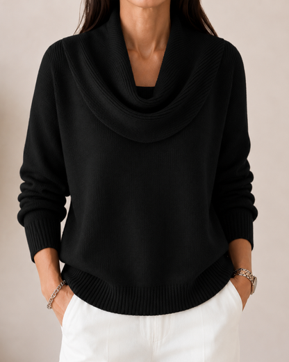 THEA | Cowl Neck Knitted Jumper