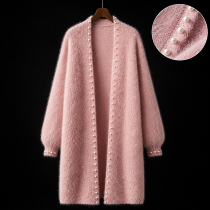 Amélie Pearl-Trim Cardigan