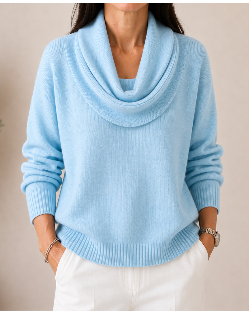 THEA | Cowl Neck Knitted Jumper