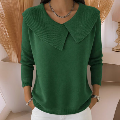Genevieve Collar Knit Sweater