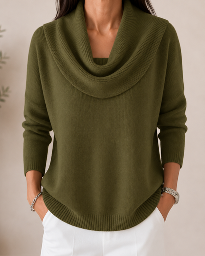 THEA | Cowl Neck Knitted Jumper