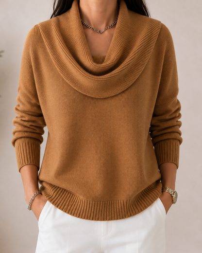 THEA | Cowl Neck Knitted Jumper