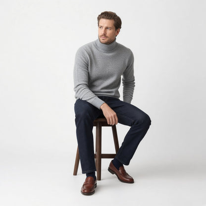 Rowan | Men's Roll-Neck Jumper