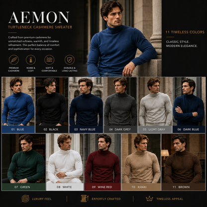 Rowan | Men's Roll-Neck Jumper
