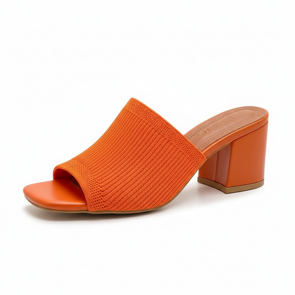 Helena | Textured Block Heel Sandals