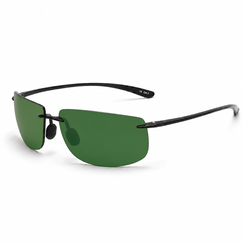 Miles | Rimless Polarised Sunglasses