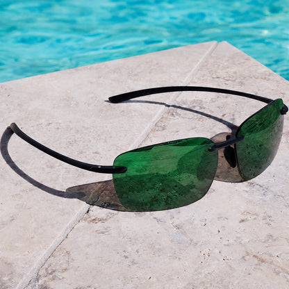 Miles | Rimless Polarised Sunglasses