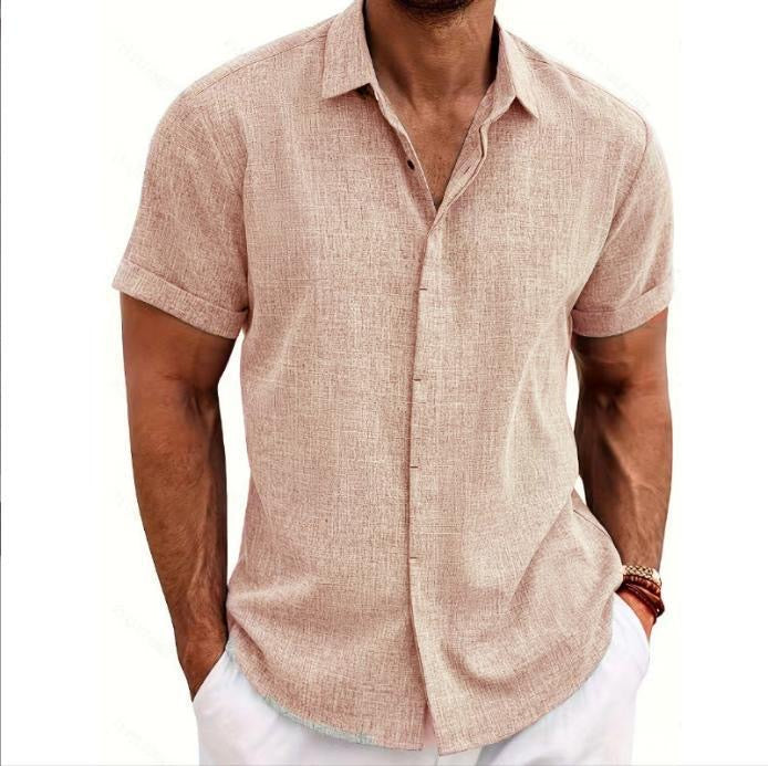 Monaco Linen Short-Sleeve Shirt