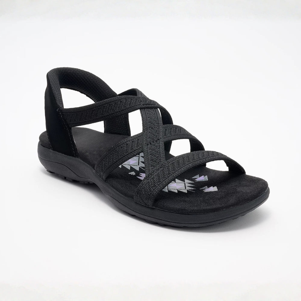 Romy | Women's Knit Crossover Slip-On Sandals