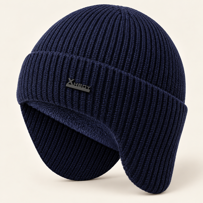 The Hollis Fleece-Lined Earflap Beanie