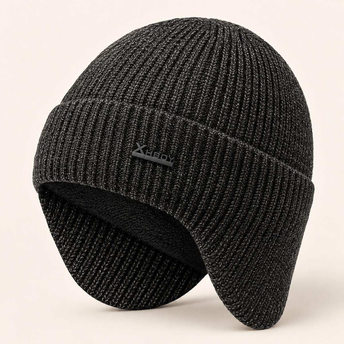 The Hollis Fleece-Lined Earflap Beanie